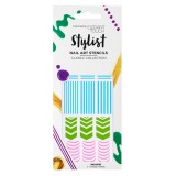 Planches autocollants Stylist - Stencils Basic Elegant Touch 1