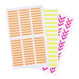 Planches autocollants Stylist - Stencils Aztec Elegant Touch 3 couleurs