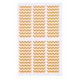 Planches autocollants Stylist - Stencils Aztec Elegant Touch orange