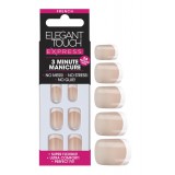 Faux-Ongles Pré-Encollés Express French - Bare Elegant Touch 1