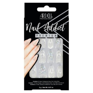 Faux ongles transparents,...