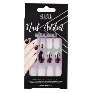Faux ongles Marble Purple...