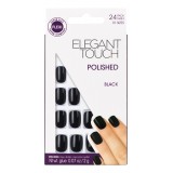 Faux-Ongles Polished - Jet Black Elegant Touch 1
