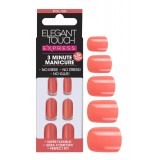 Faux Ongles Pré-Encollés Express Polished - Coral Oval Elegant Touch 1