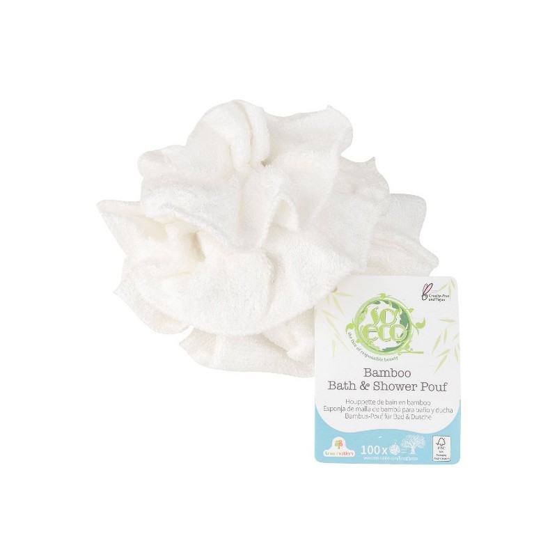 Fleur de douche en microfibre de bambou - Un grand marché