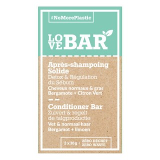 Après-Shampoing Solide Détoxifiant et Régulateur - Love Bar