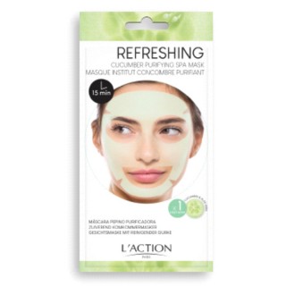 Masque Papier Visage Purifiant Concombre - L'Action
