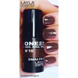 Vernis à ongles red in brown Brun UV Gel One-step Layla 2