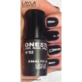 Vernis à ongles Noir 100% black UV Gel One-step Layla 2