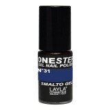 Vernis à ongles Bleu nuit Blues UV Gel One-step Layla 1