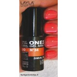 Vernis à ongles Orange Fluo UV Gel One-step Layla 2