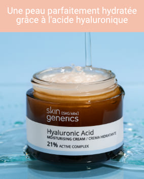 La crème qui hydrate grâce à l'acide hyaluronique
